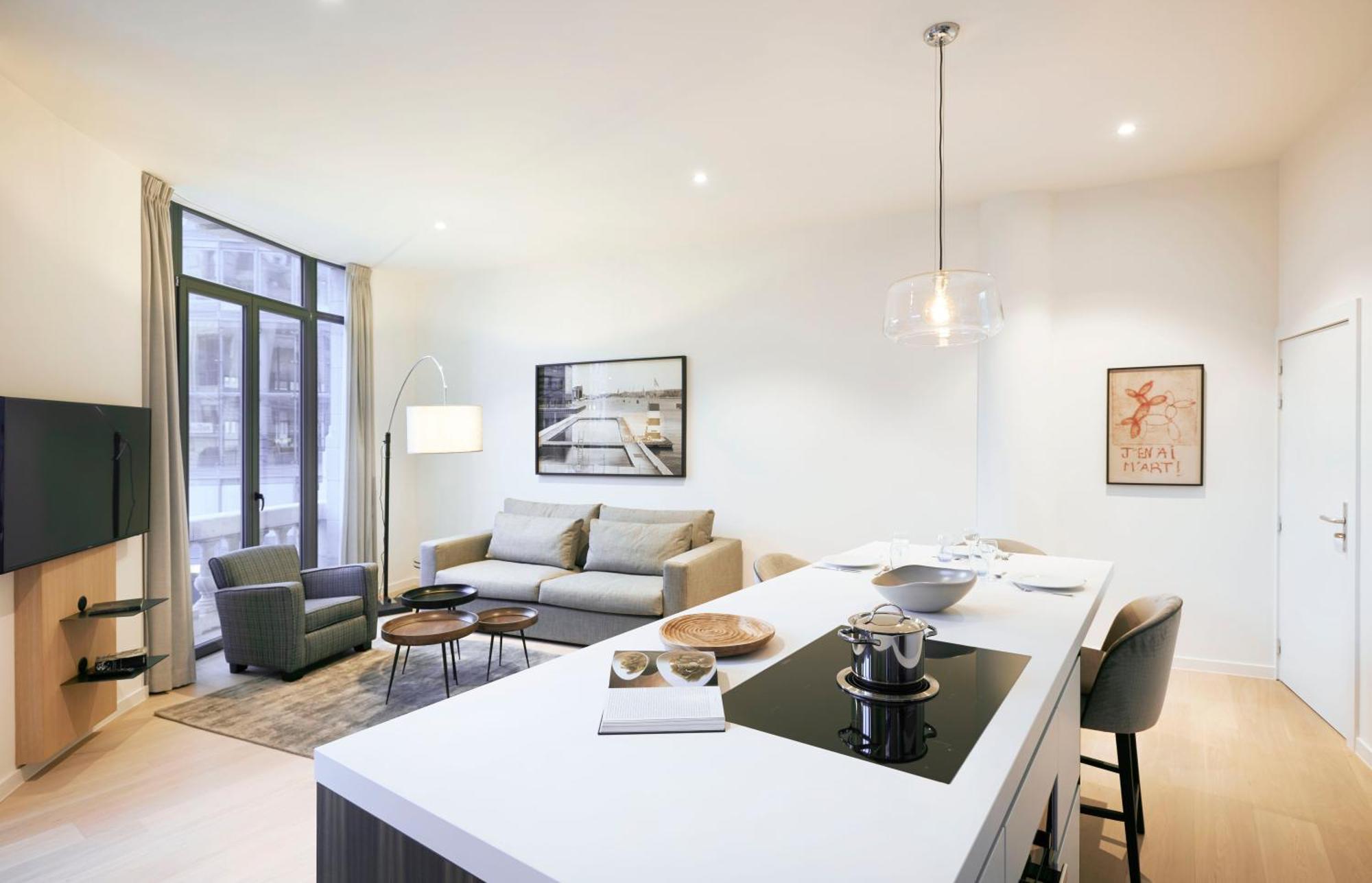 Modern Central 1Br Suite - 90 Sqm Bruselas Exterior foto